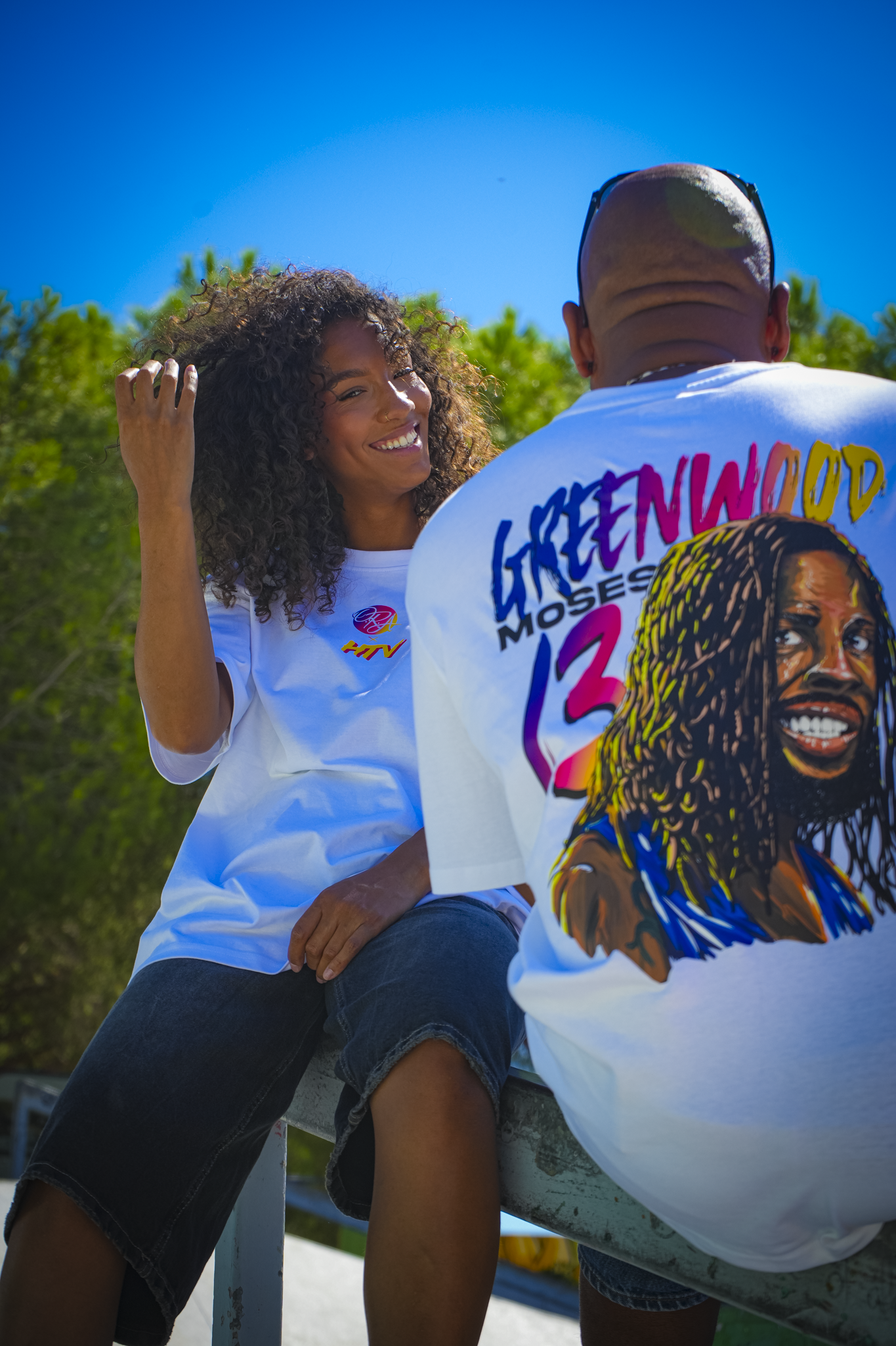 T-shirt MOSES Blanc - O.R.A