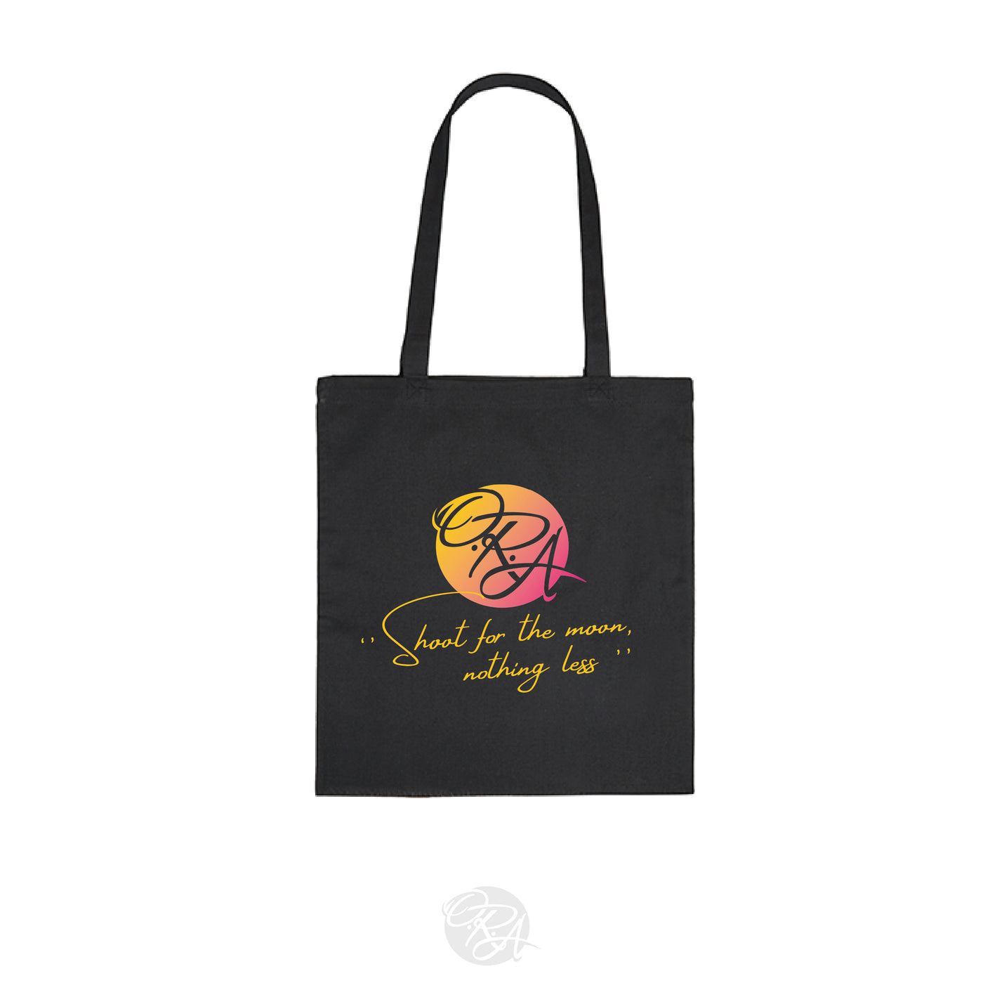 Totebag 100% bio noir - O.R.A