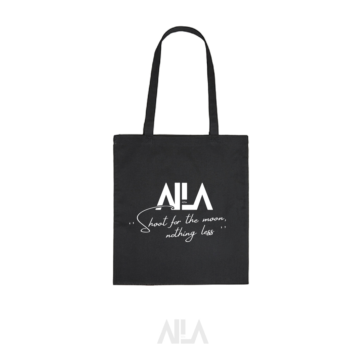 Totebag 100% bio noir - Maison Aïla